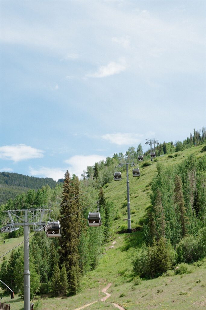 vail gondola 10th wedding venue